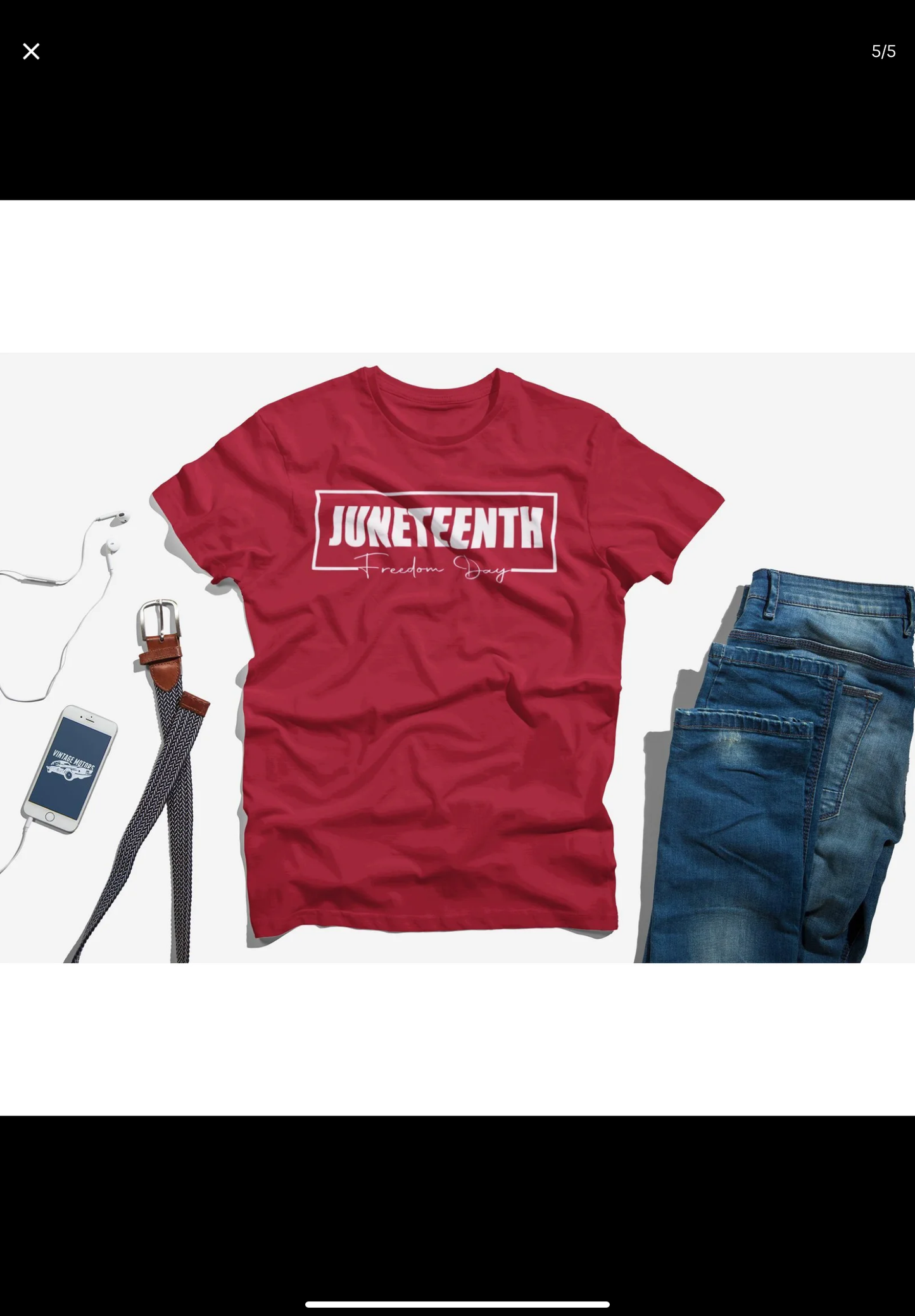 Juneteenth Theme T-shirts, One color design, Soft Tee, Holiday Design