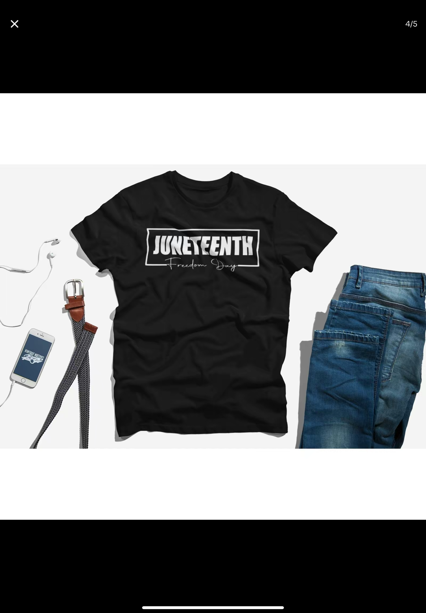 Juneteenth Theme T-shirts, One color design, Soft Tee, Holiday Design